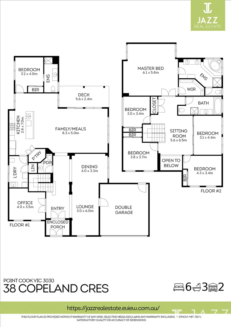 Floorplan of Homely house listing, 38 Copeland Crescent, Point Cook VIC 3030