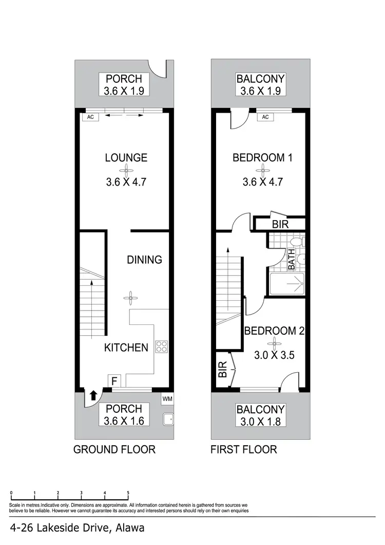 Floorplan of Homely townhouse listing, 4/26 Lakeside Drive, Alawa NT 810