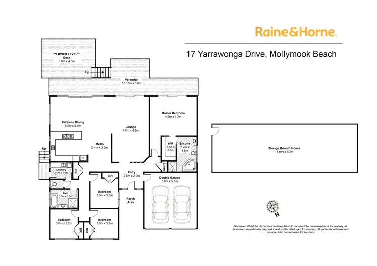 Floorplan of Homely house listing, 17 Yarrawonga Drive, Mollymook Beach NSW 2539