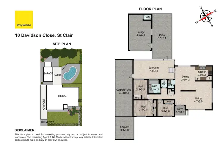 Floorplan of Homely house listing, 10 Davidson close, St Clair NSW 2759