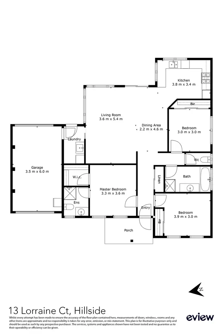 Floorplan of Homely house listing, 13 Lorraine Court, Hillside VIC 3037