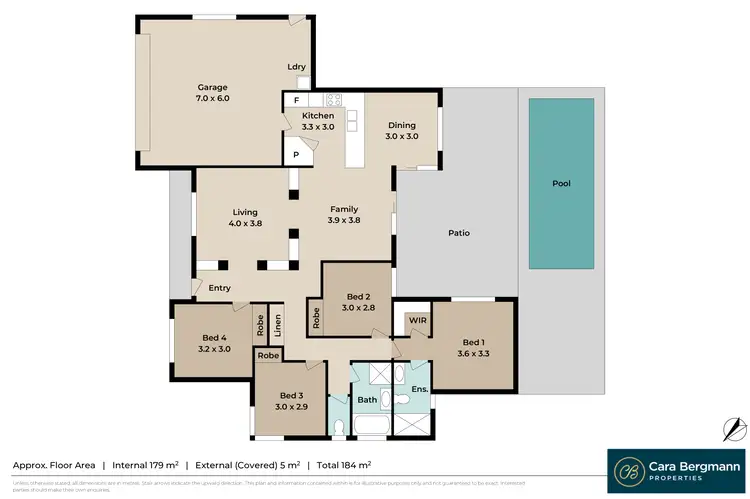 Floorplan of Homely house listing, 6 Castell Place, Mango Hill QLD 4509