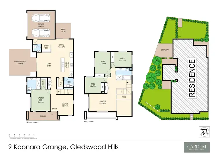 Floorplan of Homely house listing, 9 Koonara Grange, Gledswood Hills NSW 2557