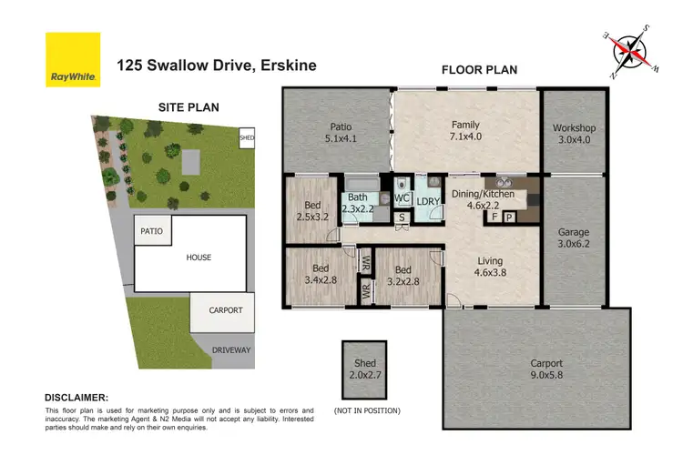 Floorplan of Homely house listing, 125 Swallow, Erskine Park NSW 2759