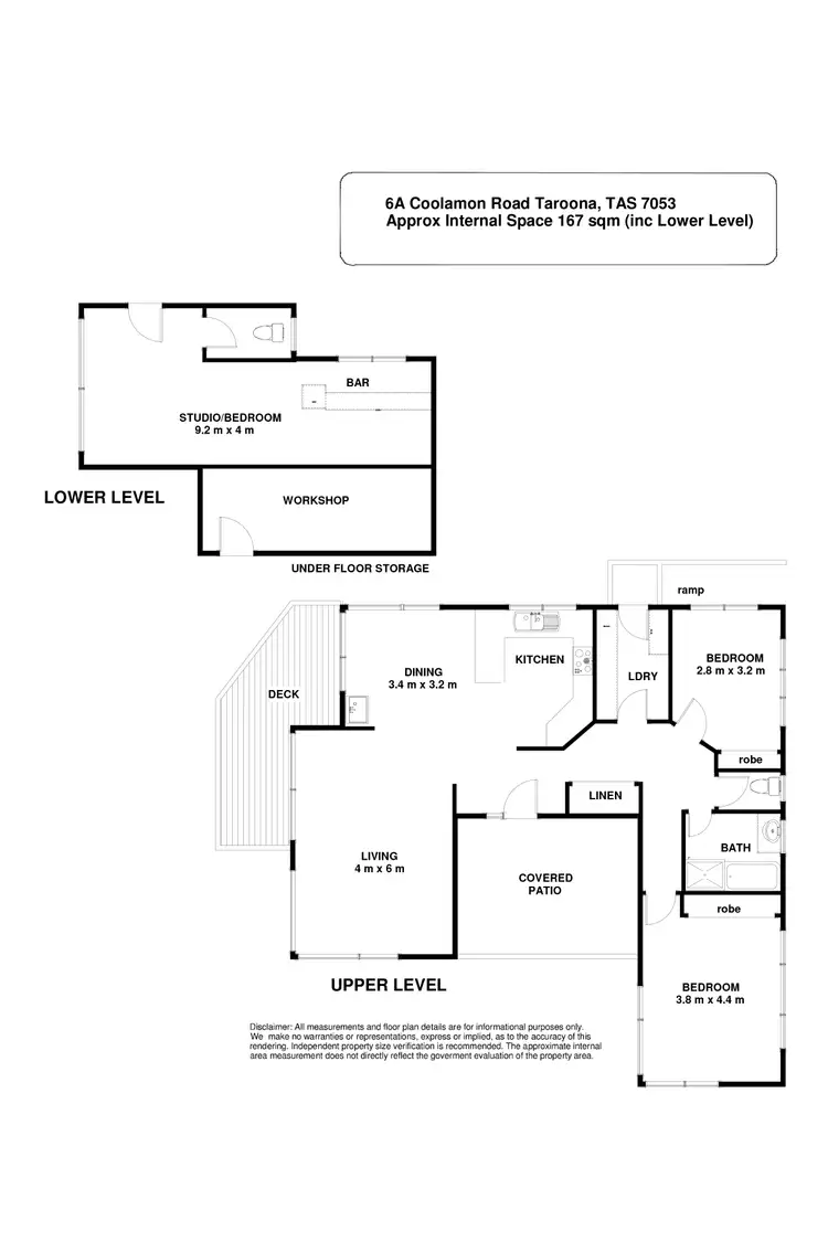 Floorplan of Homely house listing, 6A Coolamon Road, Taroona TAS 7053