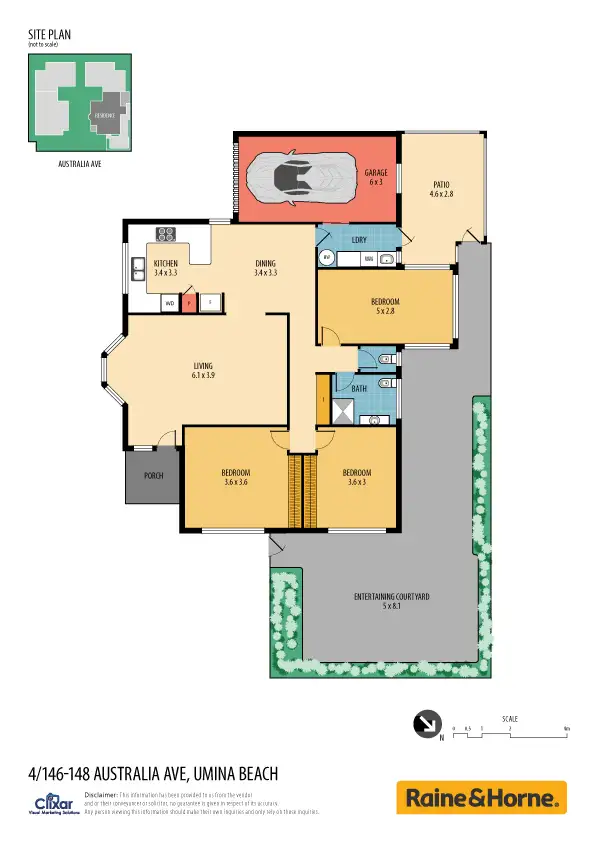 Floorplan of Homely villa listing, 4/146-148 Australia Avenue, Umina Beach NSW 2257