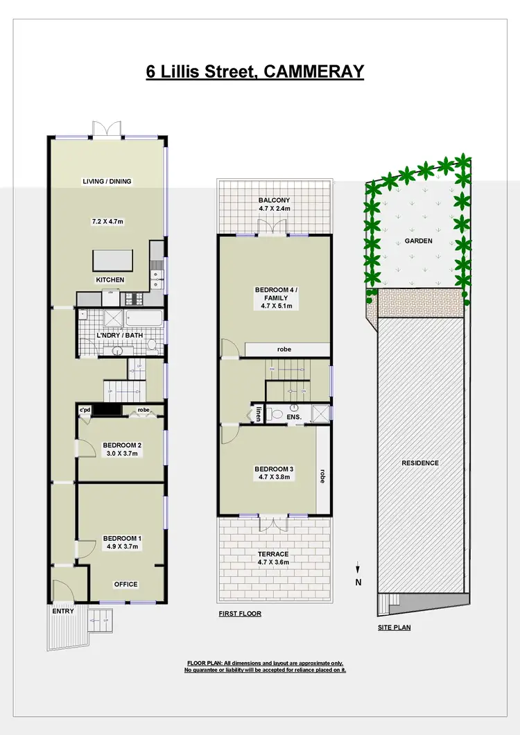 Floorplan of Homely house listing, 6 Lillis Street, Cammeray NSW 2062