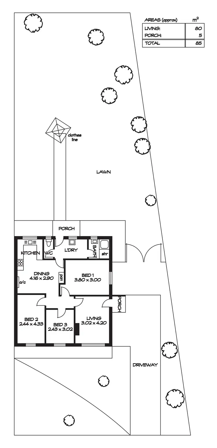 Floorplan of Homely other listing, 27 Cudworth Street, Davoren Park SA 5113