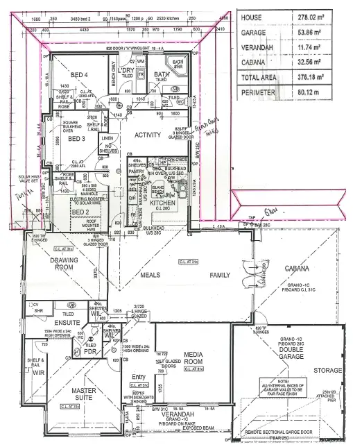 Floorplan of Homely house listing, 7 Scarpview Drive, Serpentine WA 6125
