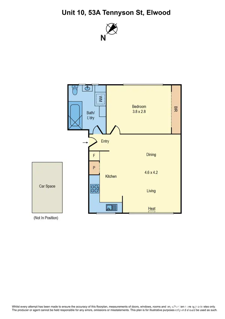 Floorplan of Homely apartment listing, 10/53a Tennyson Street, Elwood VIC 3184