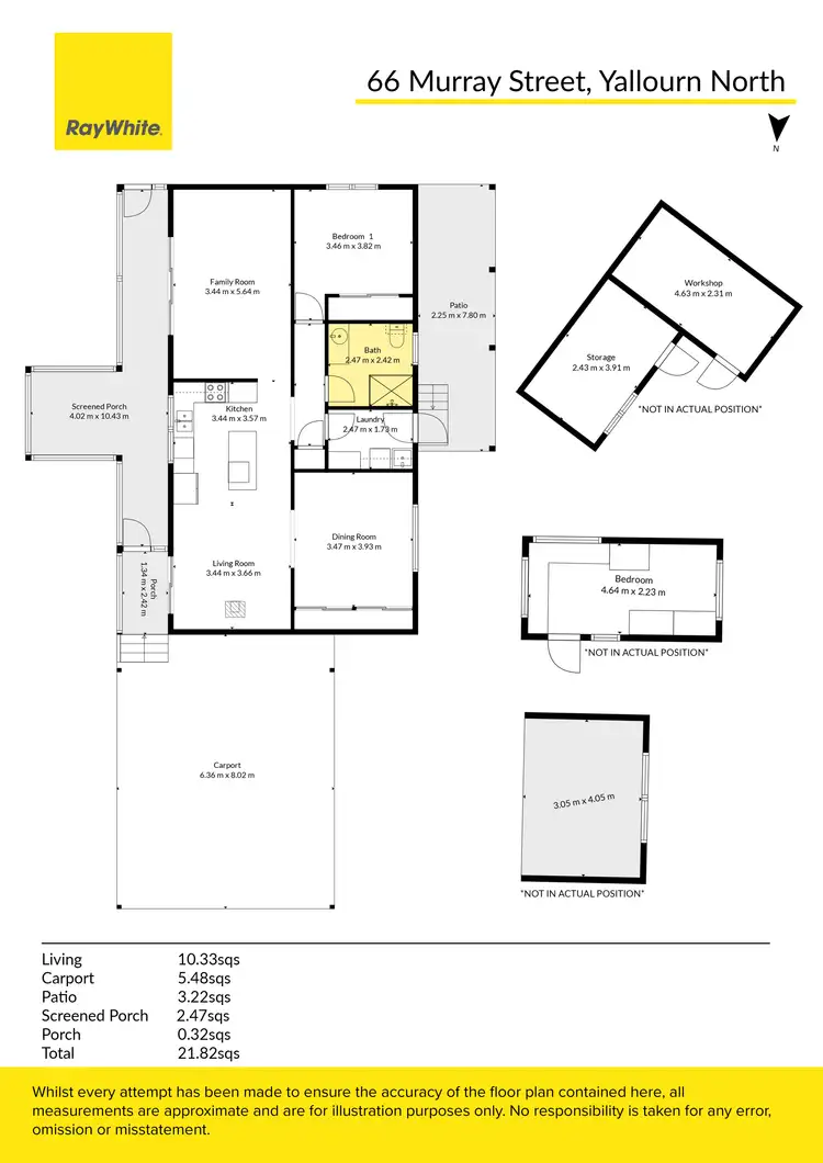 Floorplan of Homely rural property listing, 66 Murray Road, Yallourn North VIC 3825