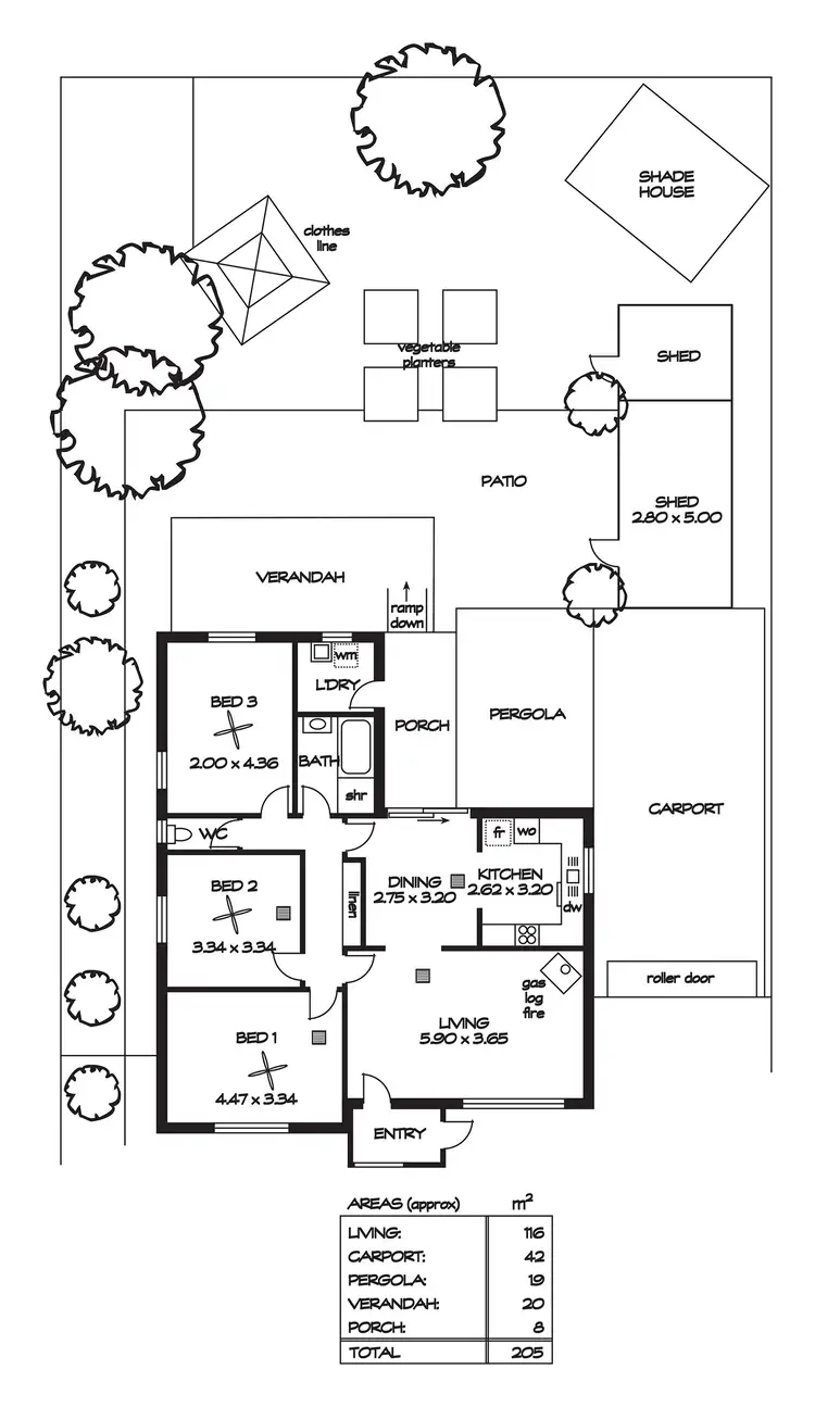 Floorplan of Homely house listing, 123 Peachey Road, Davoren Park SA 5113