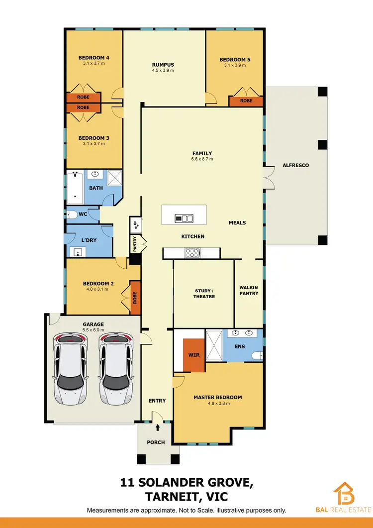 Floorplan of Homely house listing, 11 Solander Grove, Tarneit VIC 3029