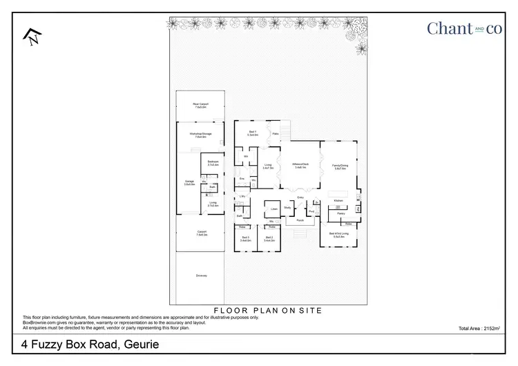 Floorplan of Homely house listing, 4 Fuzzy Box Road, Geurie NSW 2818