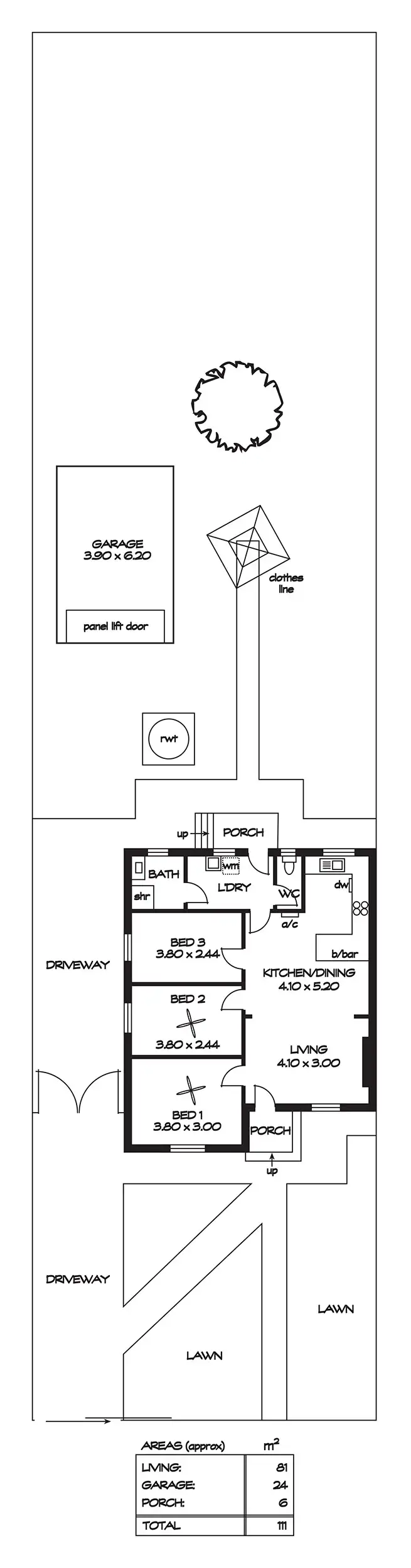 Floorplan of Homely house listing, 72 Ormond Avenue, Clearview SA 5085