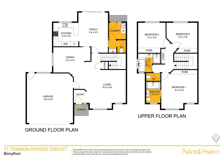 Floorplan of Homely house listing, 77 Tenison-Woods Circuit, Bonython ACT 2905