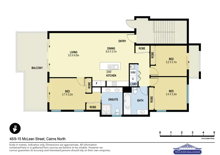 Floorplan of Homely unit listing, 48/9-15 Mclean Street, Cairns North QLD 4870