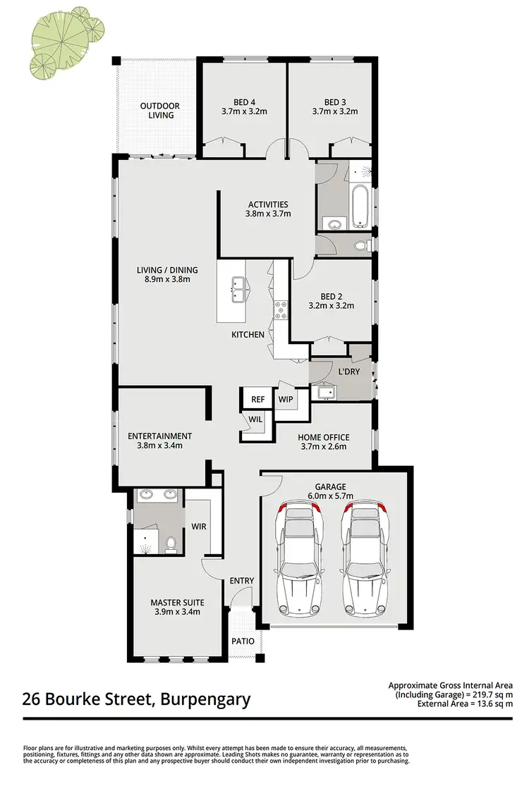 Floorplan of Homely house listing, 26 Bourke Street, Burpengary East QLD 4505