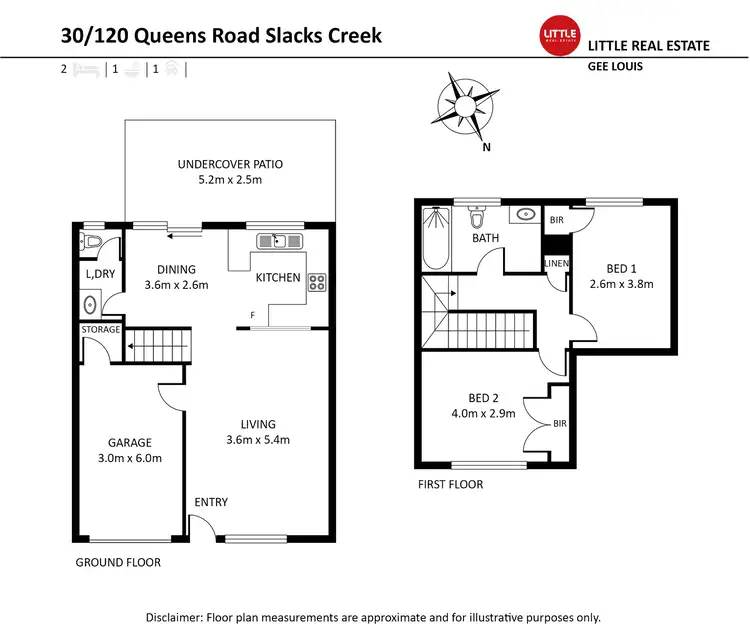Floorplan of Homely unit listing, 30/120 Queens Road, Slacks Creek QLD 4127