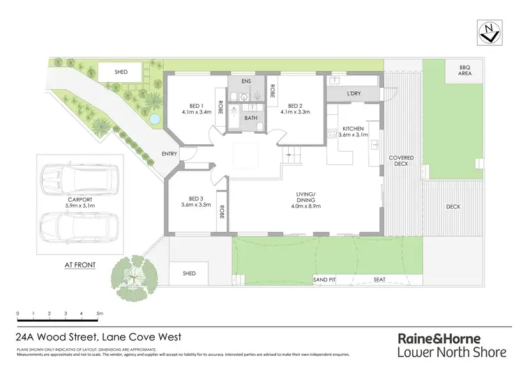 Floorplan of Homely house listing, 24A Wood Street, Lane Cove NSW 2066