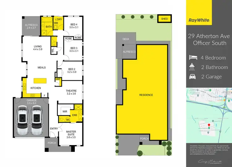 Floorplan of Homely house listing, 29 Atherton Avenue, Officer South VIC 3809