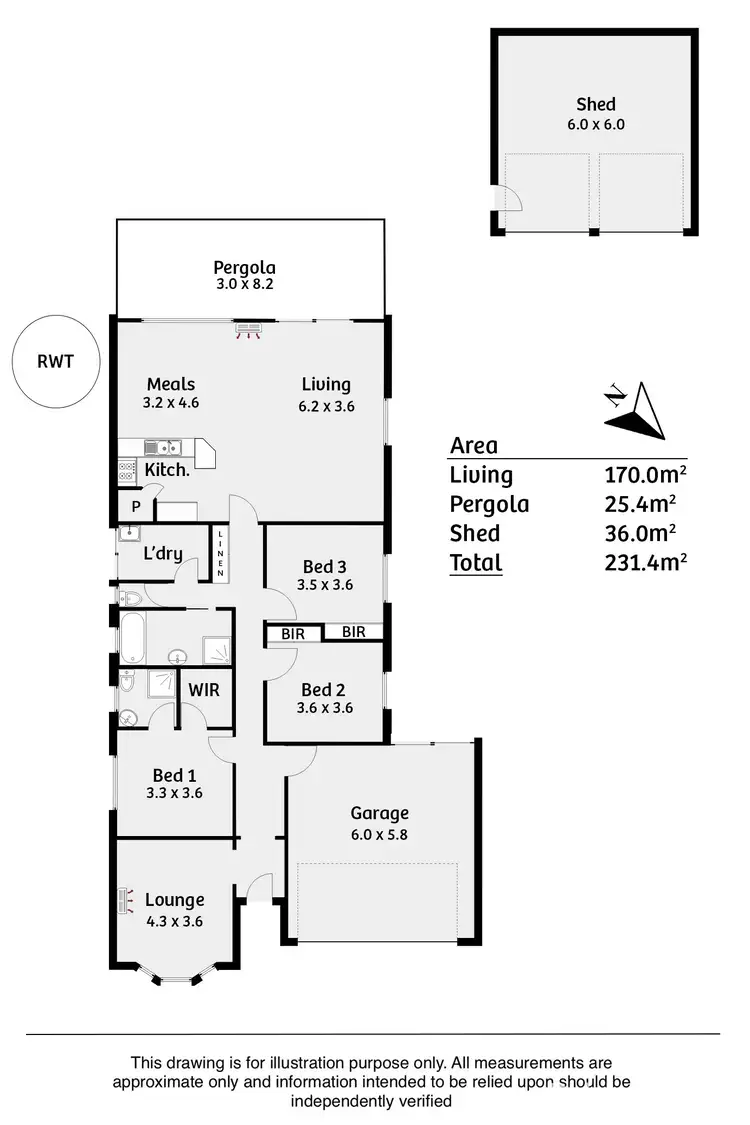 Floorplan of Homely house listing, 44 McDonald Street, Milang SA 5256