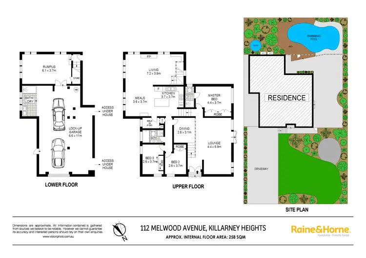 Floorplan of Homely house listing, 112 Melwood Avenue, Killarney Heights NSW 2087