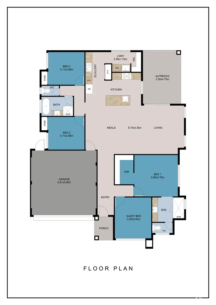 Floorplan of Homely house listing, 31 Quadrant Parkway, Byford WA 6122