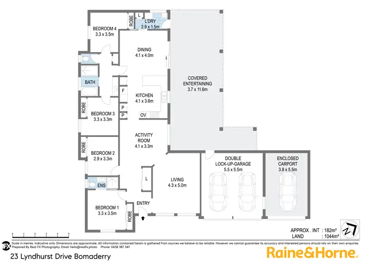 Floorplan of Homely house listing, 23 Lyndhurst Drive, Bomaderry NSW 2541