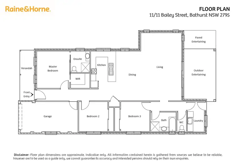 Floorplan of Homely house listing, 11-15 Baillie Street, Bathurst NSW 2795