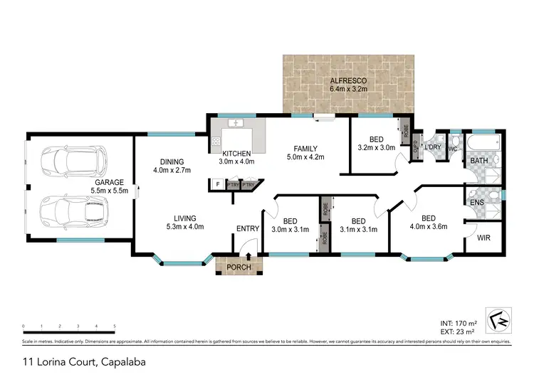 Floorplan of Homely house listing, 11 Lorina Court, Capalaba QLD 4157