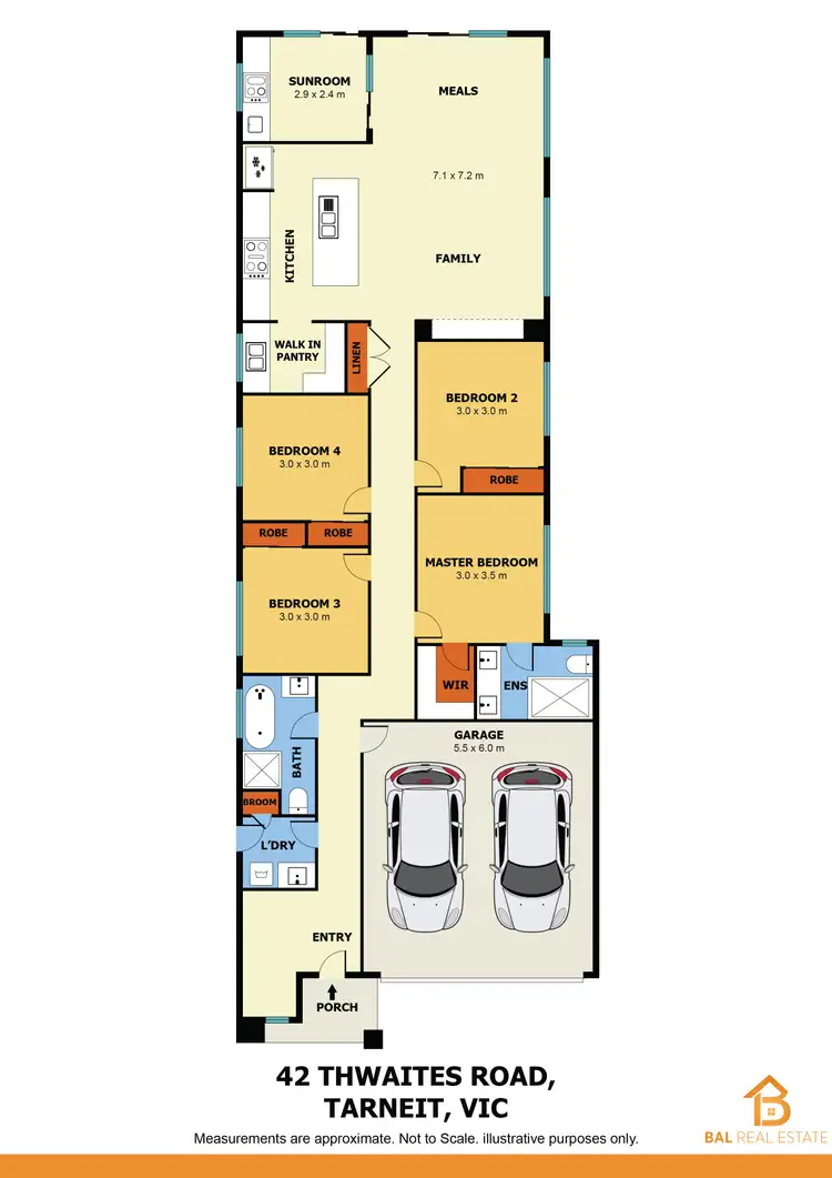 Floorplan of Homely house listing, 42 Thwaites Road, Tarneit VIC 3029