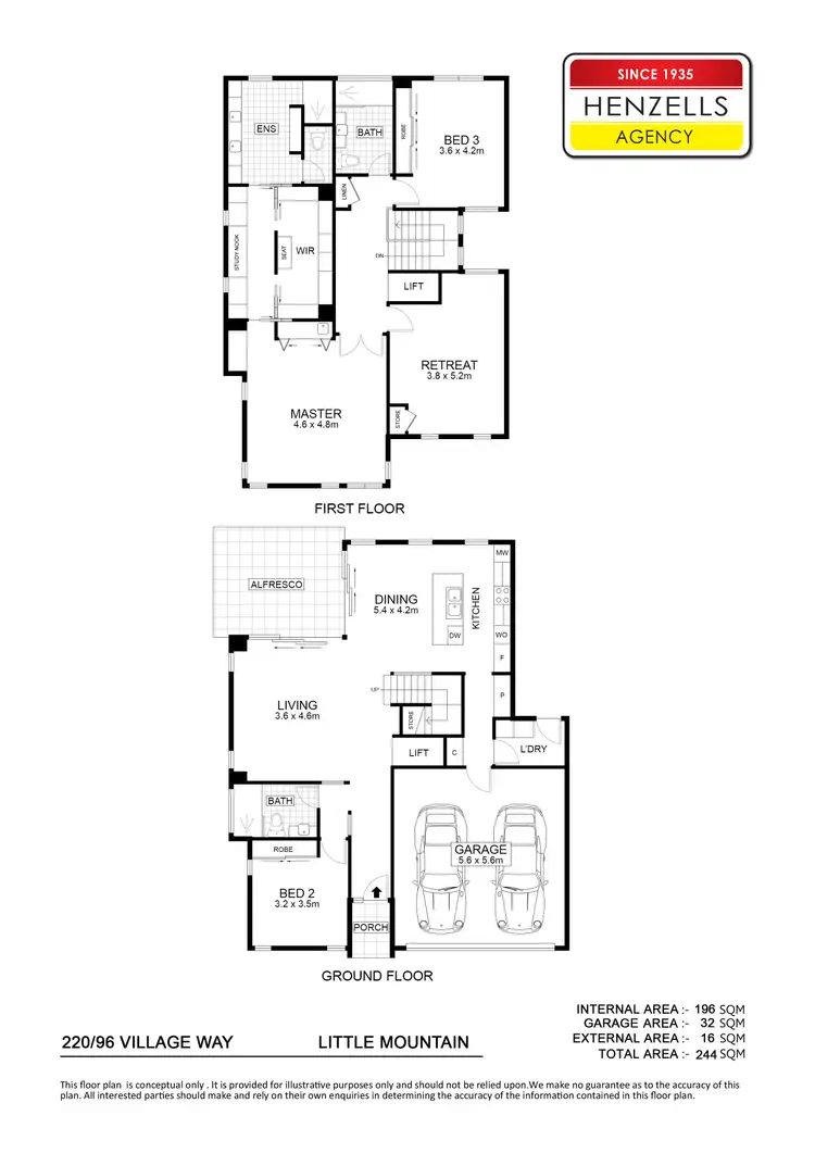 Floorplan of Homely house listing, 220/96 Village Way, Little Mountain QLD 4551