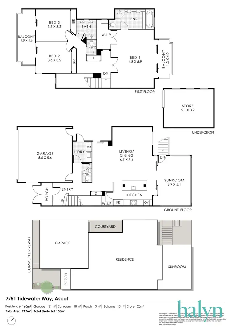 Floorplan of Homely house listing, 7/51 Tidewater Way, Ascot WA 6104