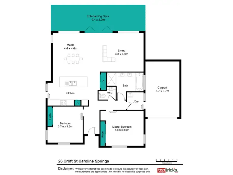 Floorplan of Homely house listing, 26 Croft Street, Caroline Springs VIC 3023