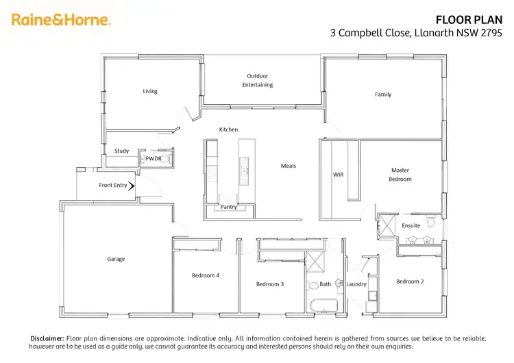 Floorplan of Homely house listing, 3 Campbell Close, Llanarth NSW 2795