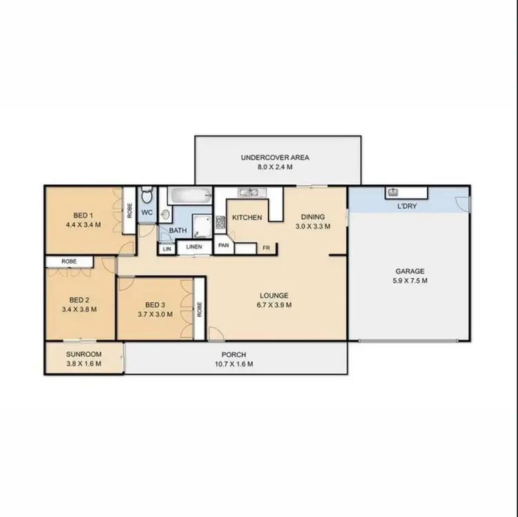 Floorplan of Homely house listing, 2 Marshall Street, Rangeville QLD 4350