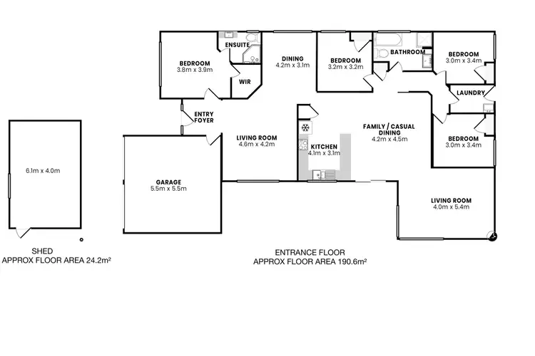Floorplan of Homely house listing, 36 Diggers Drive, Tanilba Bay NSW 2319