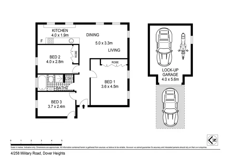 Floorplan of Homely apartment listing, 4/258 Military Road, Dover Heights NSW 2030