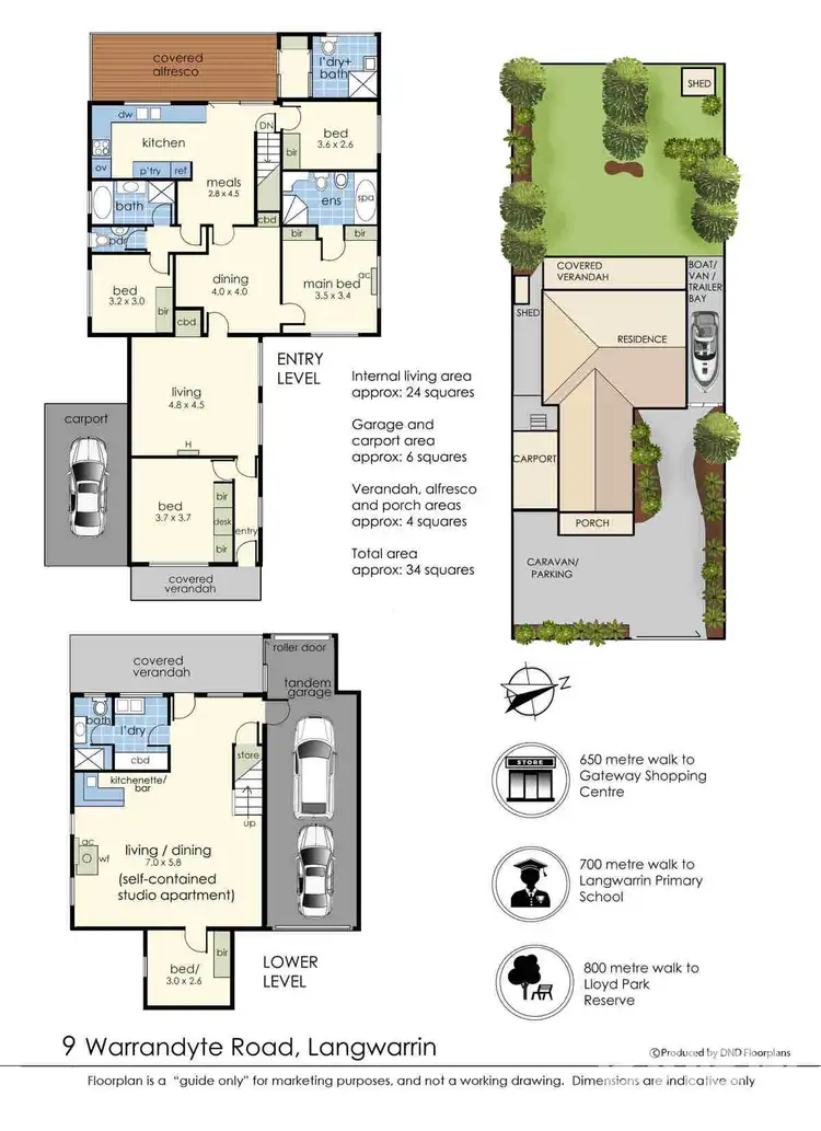Floorplan of Homely house listing, 9 Warrandyte Road, Langwarrin VIC 3910
