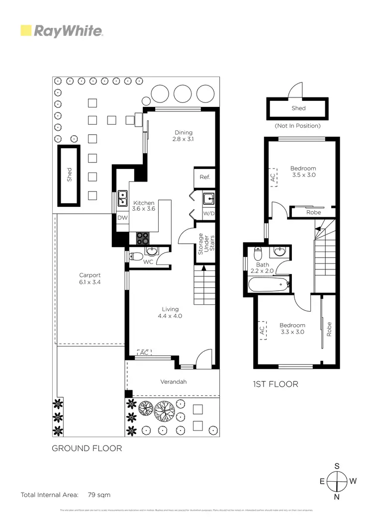 Floorplan of Homely townhouse listing, 21C Shepherd Street, Braybrook VIC 3019