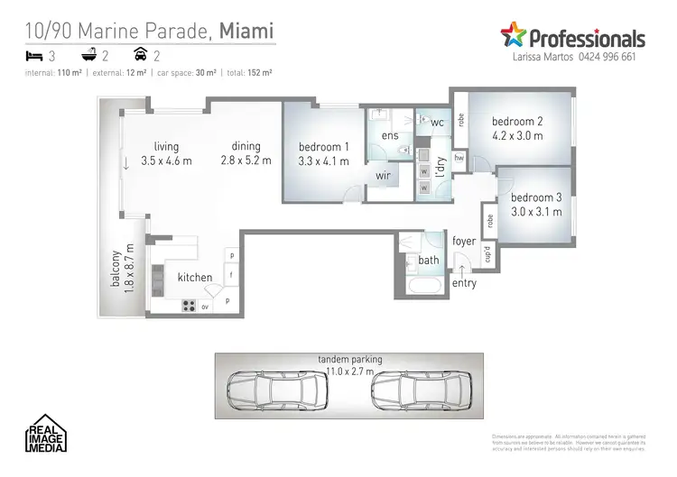 Floorplan of Homely unit listing, 10/90 Marine Parade, Miami QLD 4220