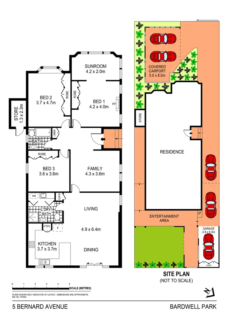 Floorplan of Homely house listing, 5 Bernard Avenue, Bardwell Park NSW 2207