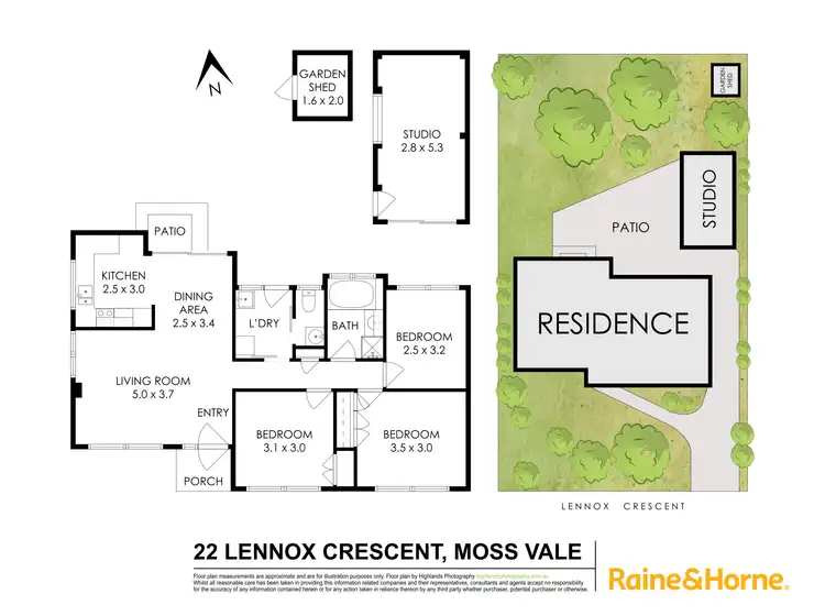 Floorplan of Homely house listing, 22 Lennox Crescent, Moss Vale NSW 2577