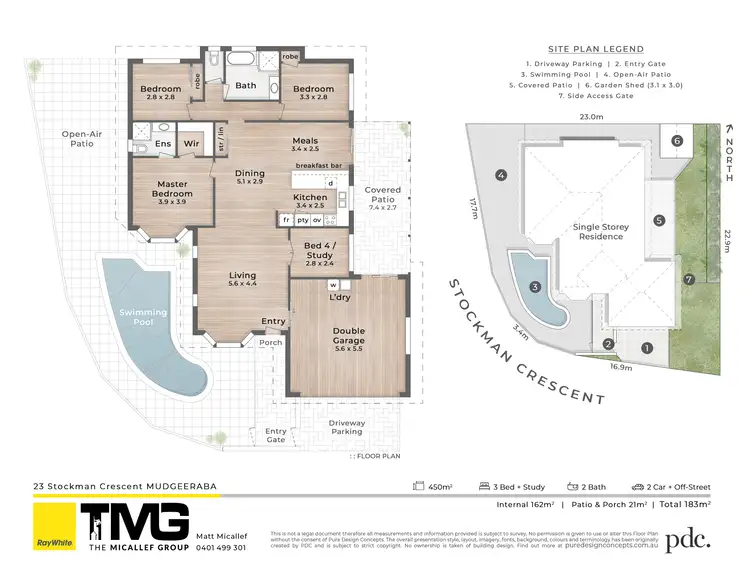 Floorplan of Homely house listing, 23 Stockman Crescent, Mudgeeraba QLD 4213