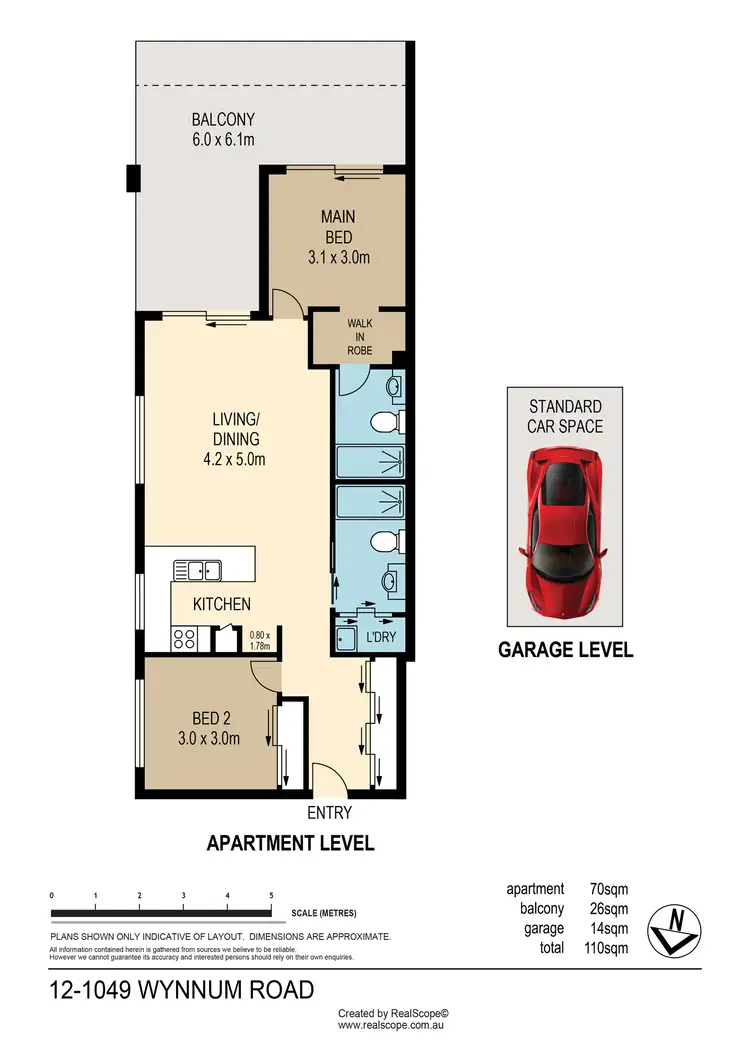 Floorplan of Homely unit listing, 12/1049 Wynnum Road, Cannon Hill QLD 4170