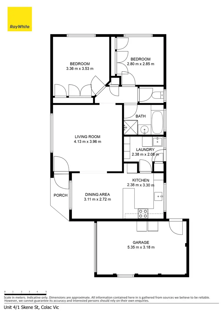 Floorplan of Homely unit listing, 3/1 Skene Street, Colac VIC 3250