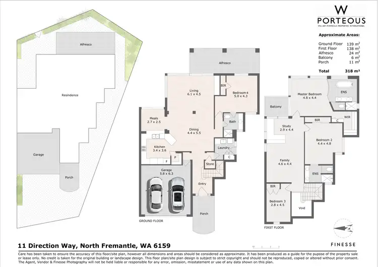 Floorplan of Homely house listing, 11 Direction Way, North Fremantle WA 6159