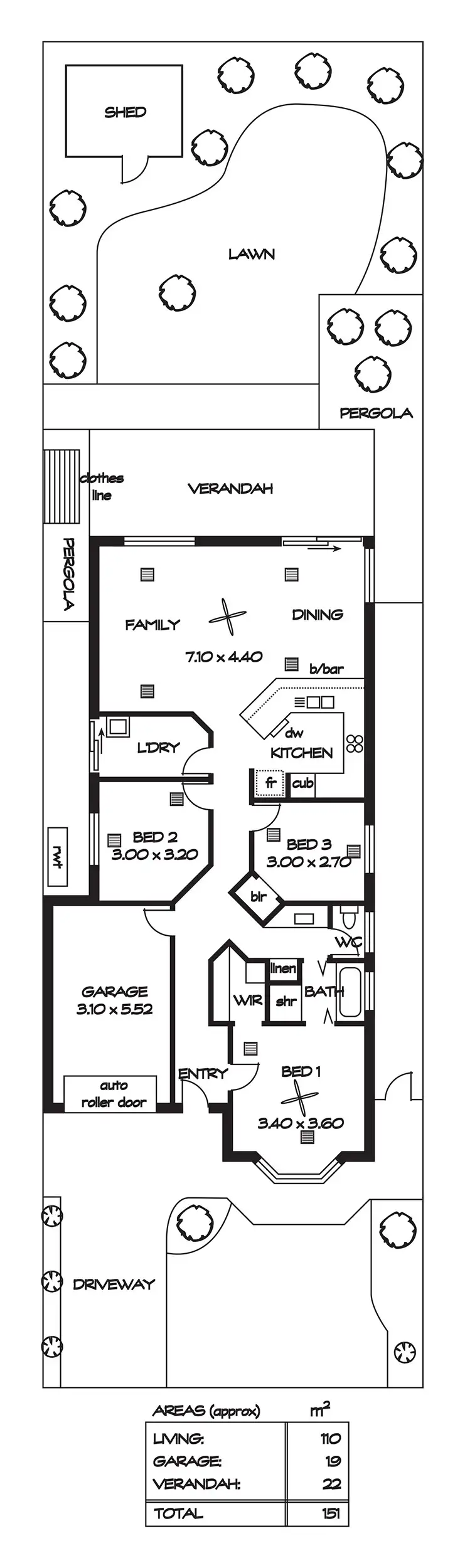 Floorplan of Homely house listing, 3 Van Leeuwen Drive, Pooraka SA 5095