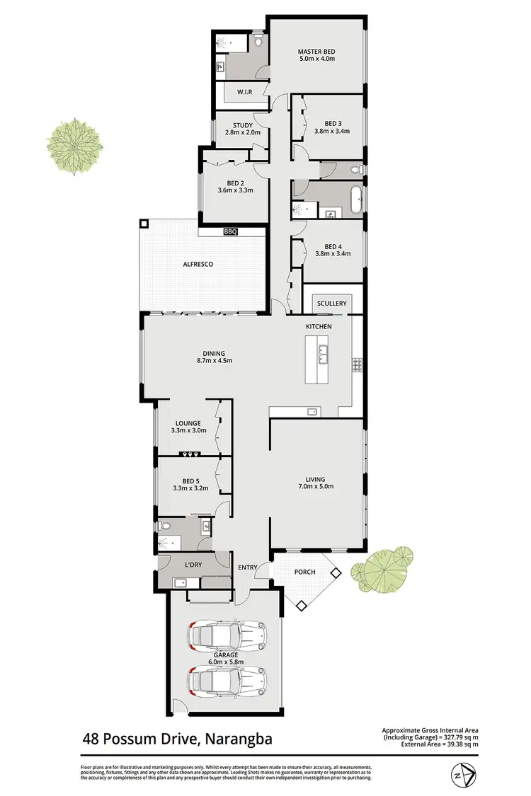 Floorplan of Homely house listing, 48 Possum Drive, Narangba QLD 4504